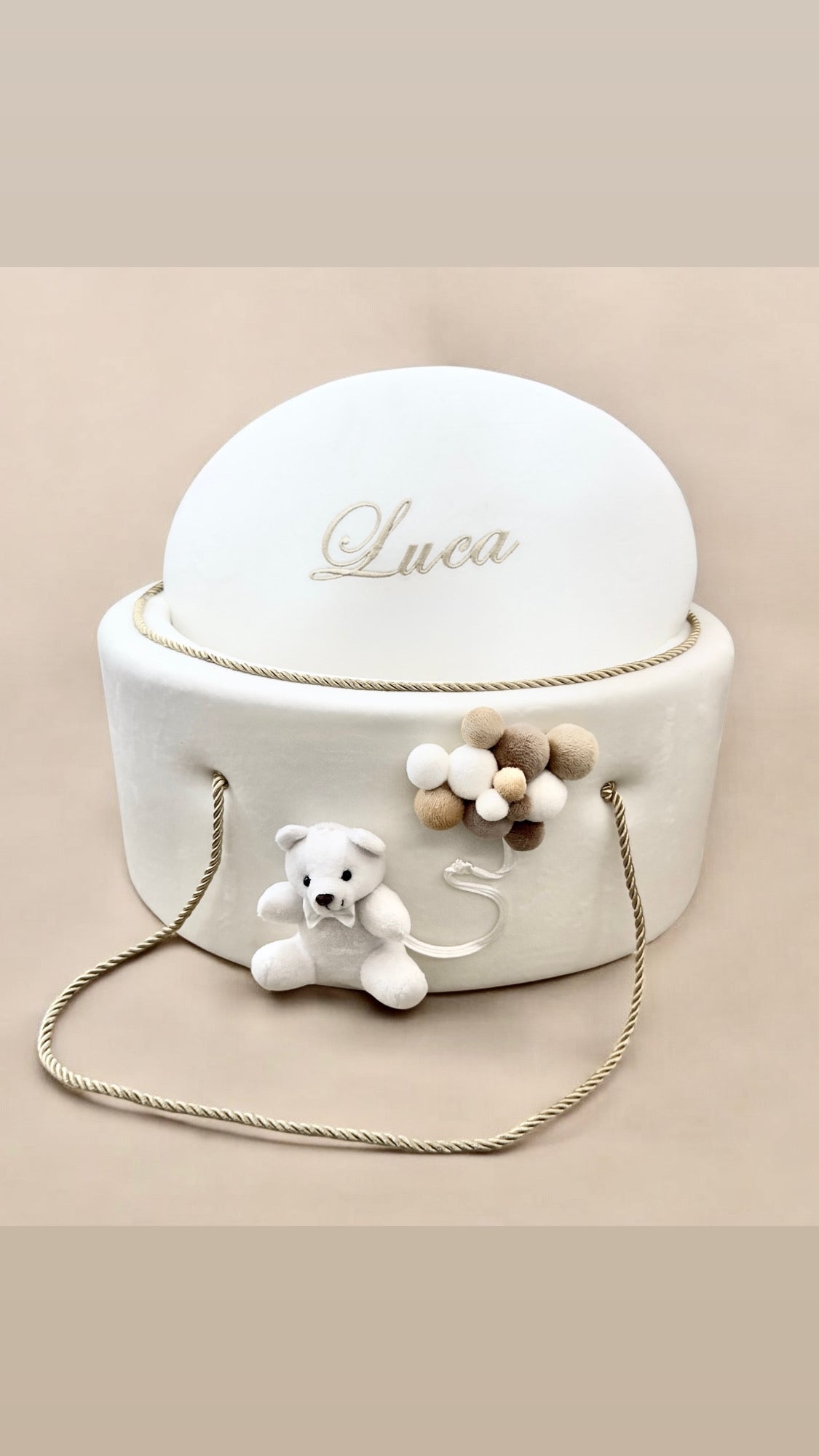 Cufar din catifea personalizat