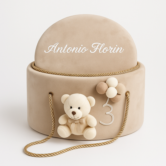 Cufar din catifea personalizat