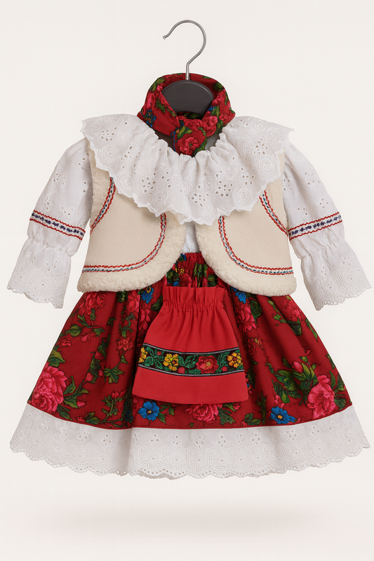 Set costum popular fetita