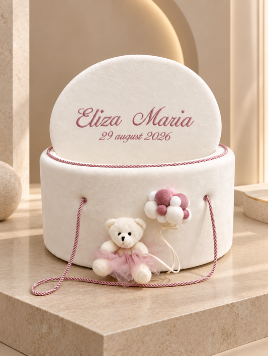 Cufar din catifea personalizat