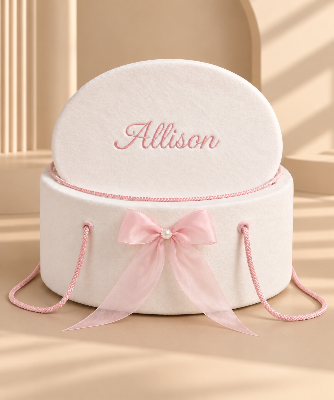 Cufar din catifea personalizat