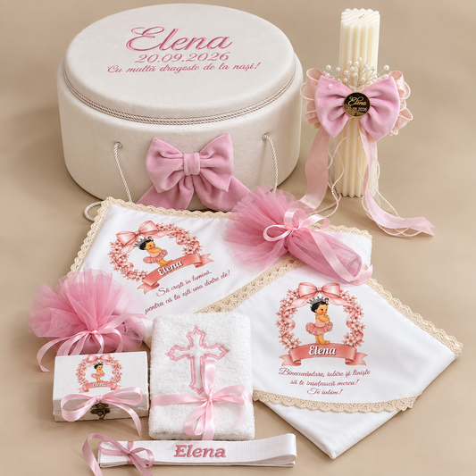 Cufar, trusou si lumanare botez