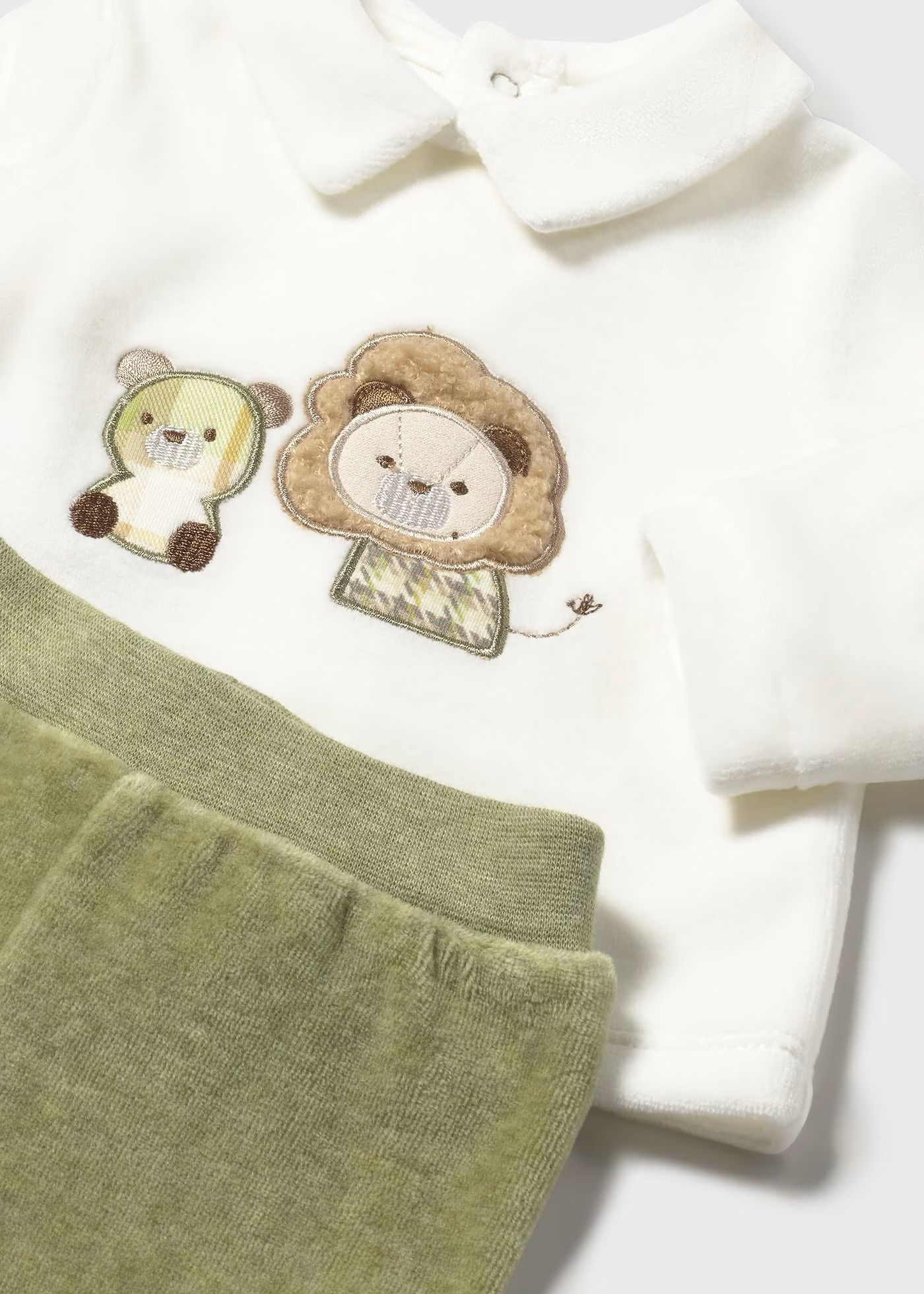 Set pantaloni catifelati nou-nascut