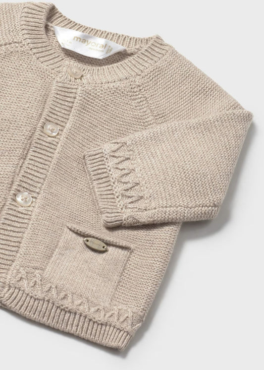 Jacheta tip cardigan nou-nascut