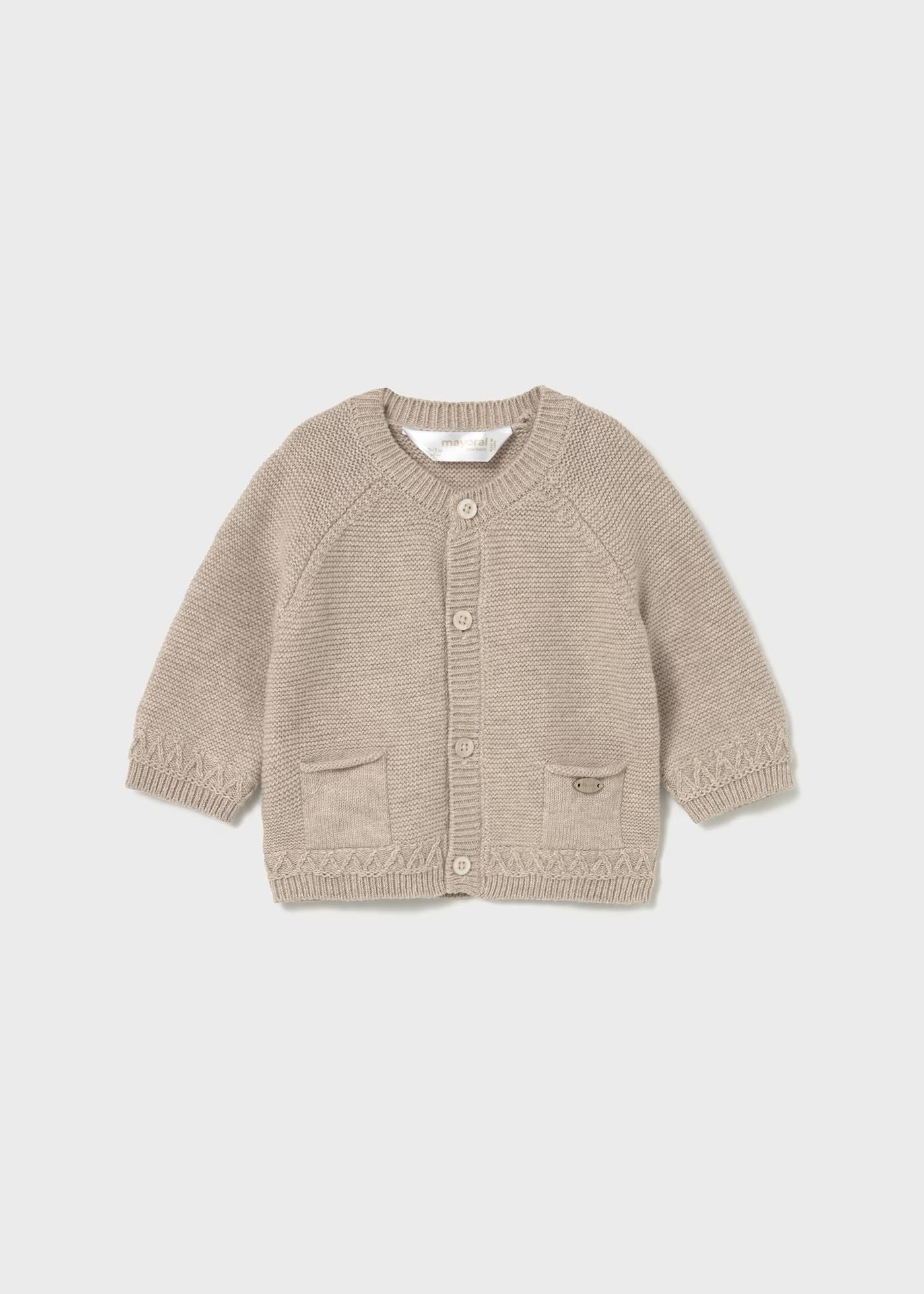 Jacheta tip cardigan nou-nascut