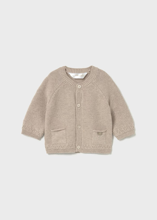 Jacheta tip cardigan nou-nascut
