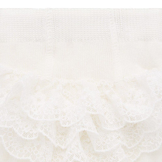 Dres cu volane din dantela